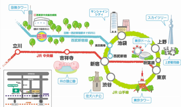 駅にも病院にも近い看護師寮！の画像