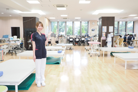 全病棟がリハビリ専門の回復期病院ですの画像