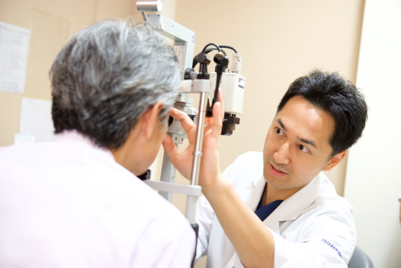 専門性の高い眼科医療の画像