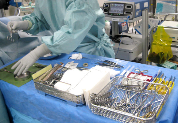 手術器械の展開