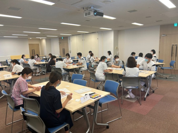 入職後の技術研修も集合で行うので安心！の画像