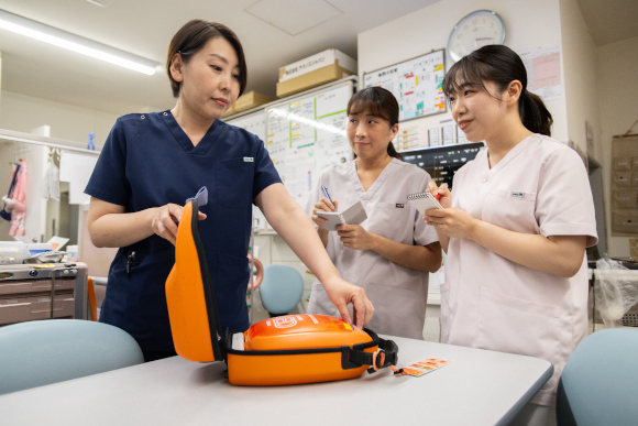 看護部全体で新人の成長をサポートします！の画像