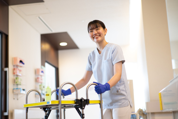 看護部全体で新人の成長をサポートします！