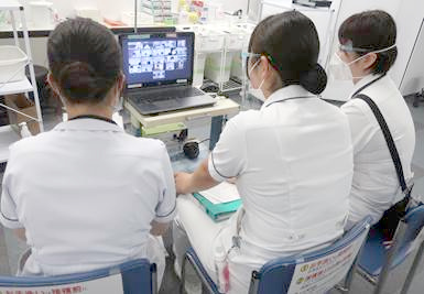 分散研修の様子