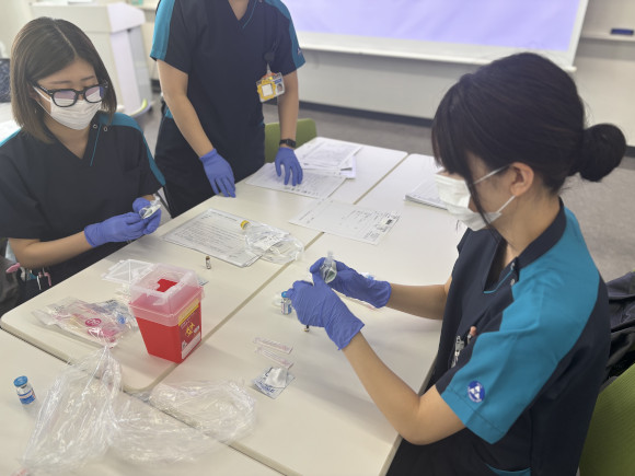 新人看護職員かながわブロック研修の様子の画像