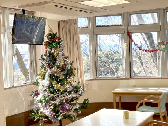 精神科病棟のクリスマスの様子