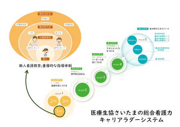 「総合看護力」が身に付く教育制度の画像