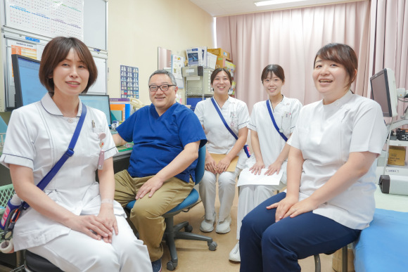 各部門で協力し合うチーム会