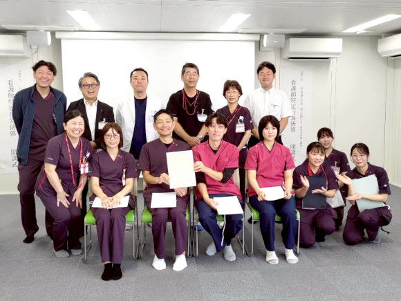 看護師特定行為研修を実施しています