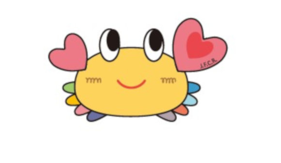 がん研公式キャラクター「かにこちゃん」