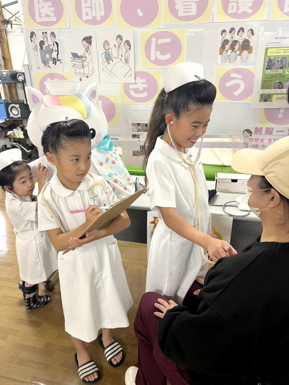 病院夏祭りの様子
