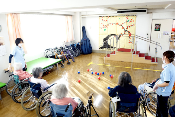 取り組みの様子：ボッチャ大会