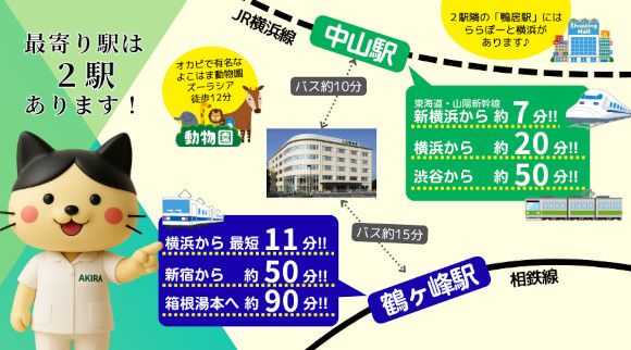 リフレッシュに最適な周辺環境