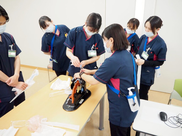 酸素療法、吸引の講義