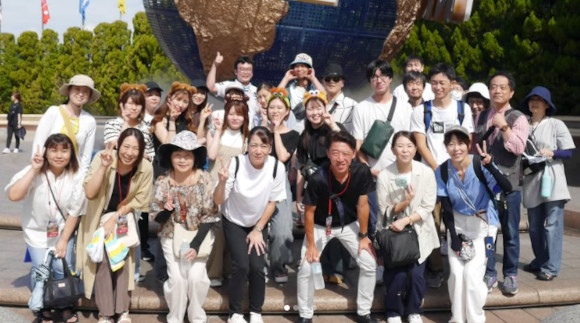 職員旅行の様子