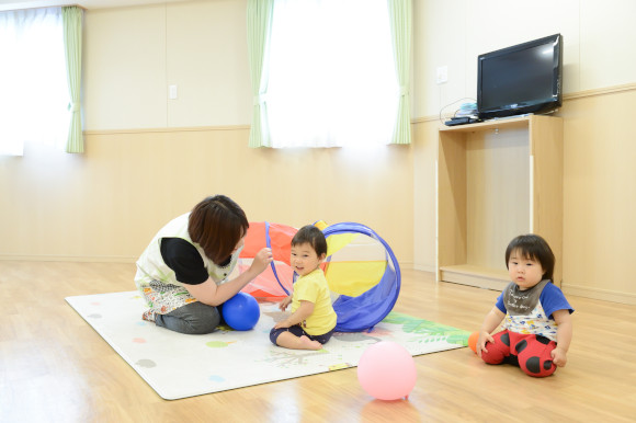 子どもがいても安心の院内保育園