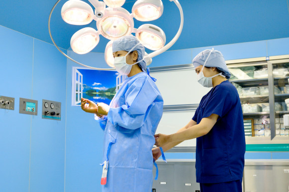 手術室の画像