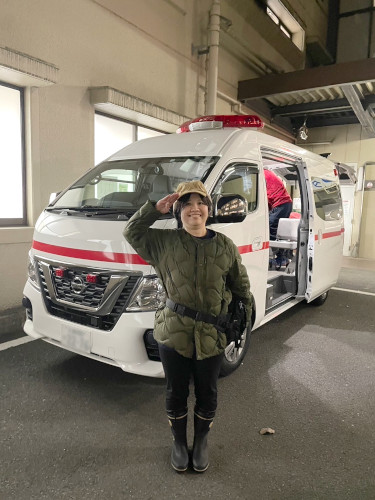災害支援ナースの出動場面