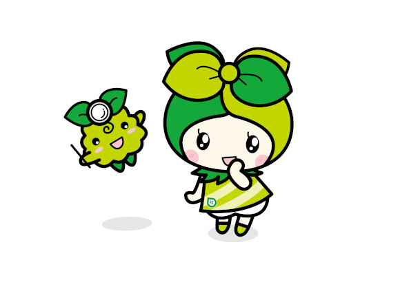 マスコットキャラクター「かつらちゃん・ゲノム博士」