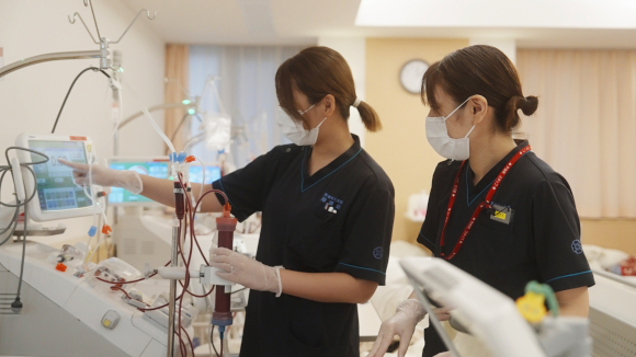 透析医療を中心に、専門性の高い看護を学べます！の画像