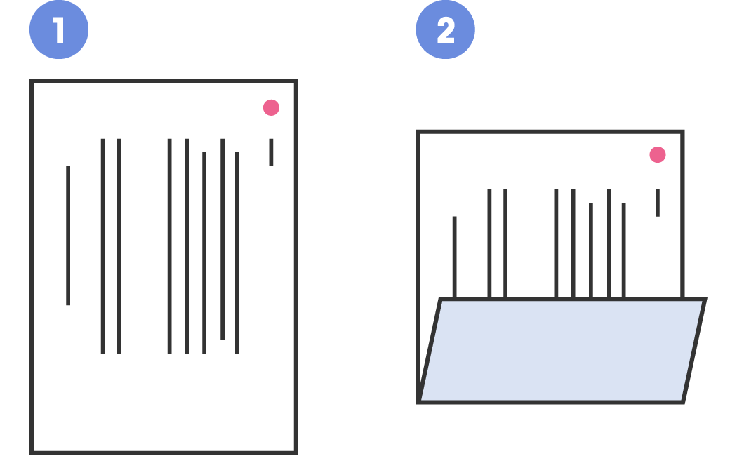 封筒の折り方1-2