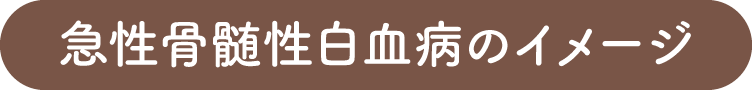 急性骨髄性白血病のイメージ
